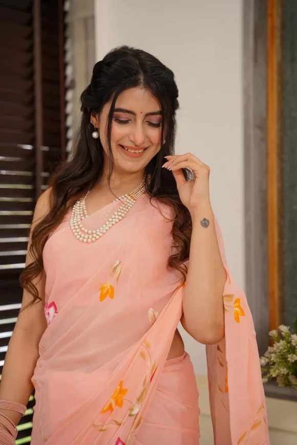 Aaradhana Pearl Saree - Image 3