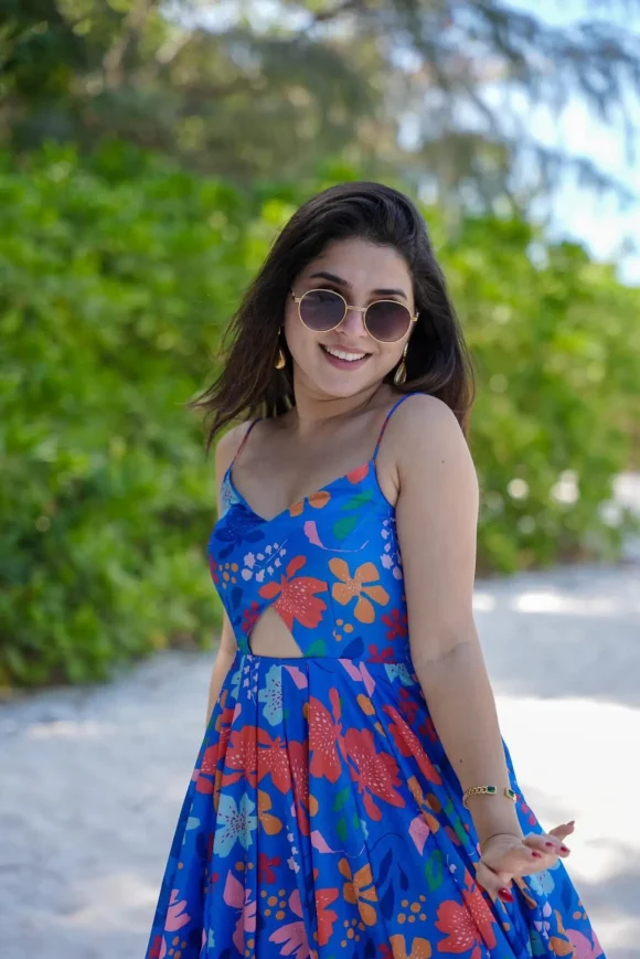 AQUA BLUE DRESS