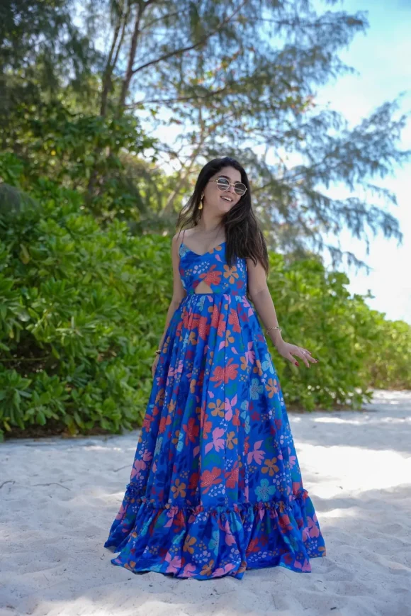 AQUA BLUE DRESS - Image 5