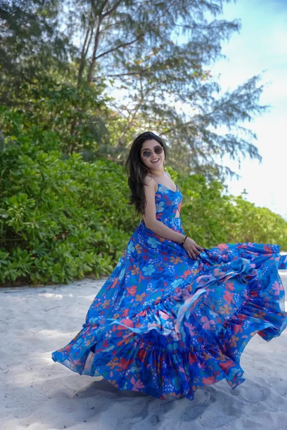 AQUA BLUE DRESS - Image 2