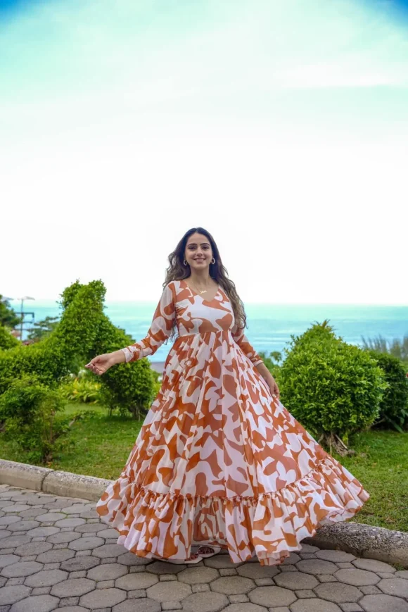CAMELLIA GEORGETTE DRESS - Image 3