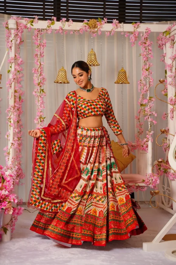 LAKSHMI SILK LEHENGA SET - Image 3