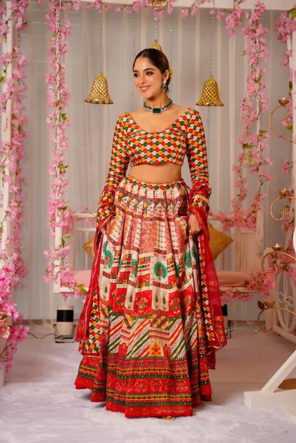 LAKSHMI SILK LEHENGA SET - Image 5