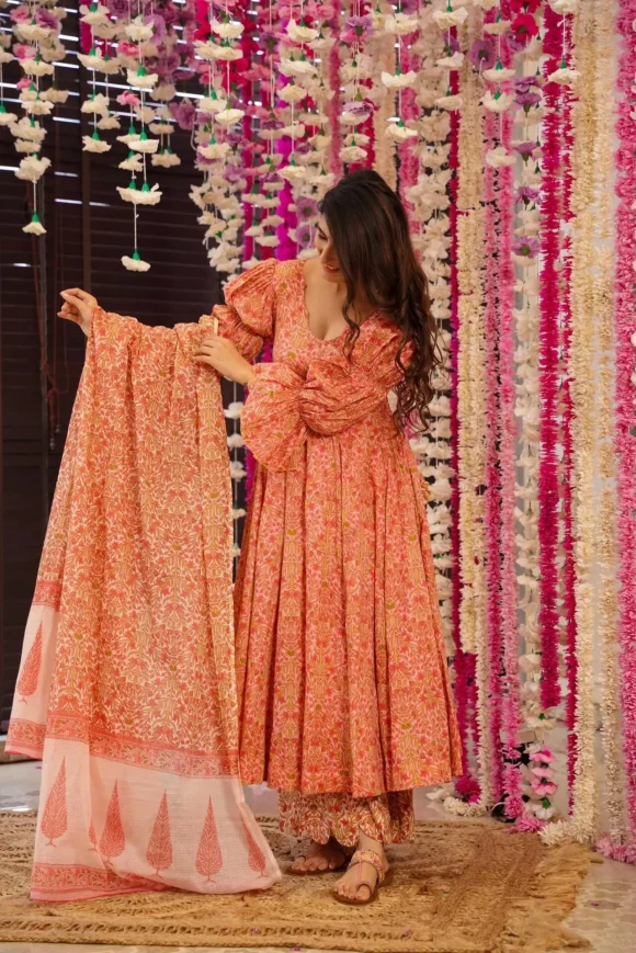 SAROJINI COTTON SUIT SET - Image 4