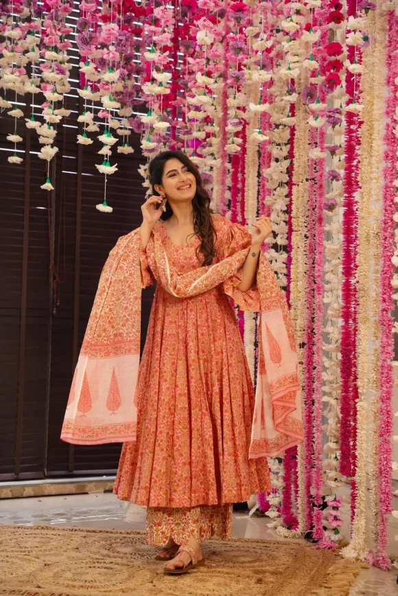SAROJINI COTTON SUIT SET - Image 7
