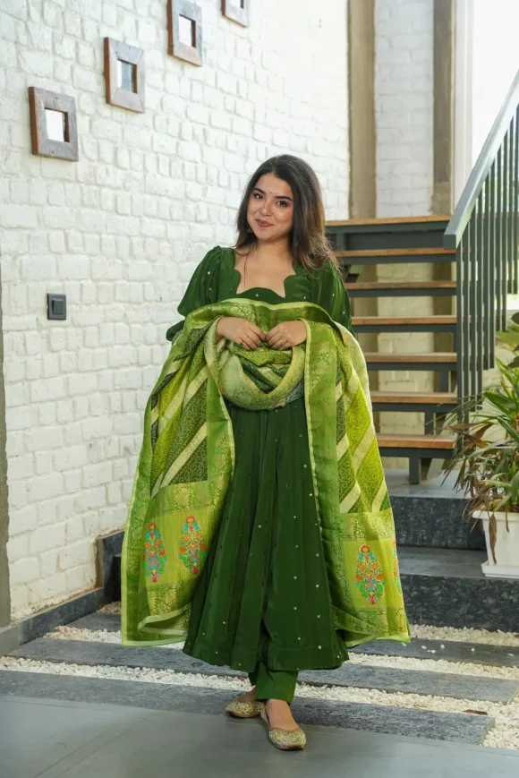 Aura Green Suit Set