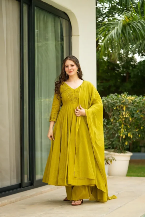 Kairavi mustard suit set