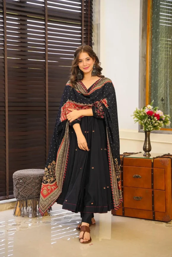 Kalki blue suit set