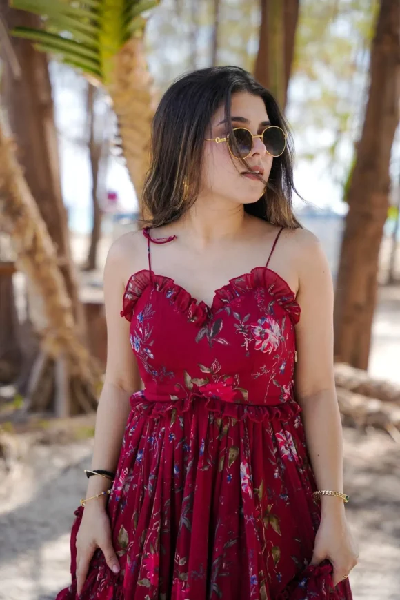 Charming chinon short dress - Image 3