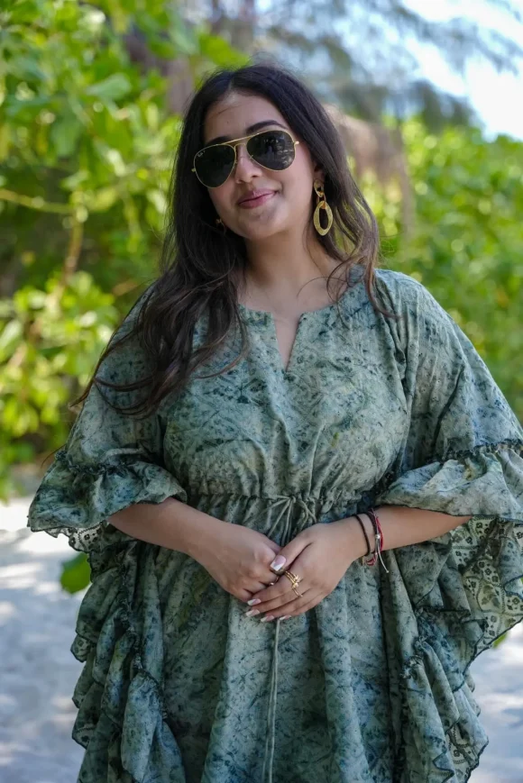 Rustic green kaftan - Image 3
