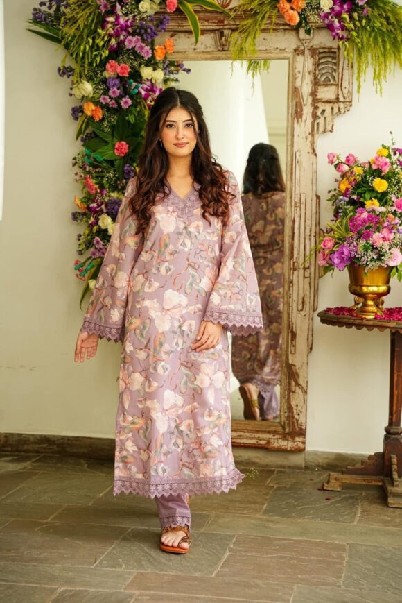 Cleo LINEN COTTON KURTA SET - Image 3