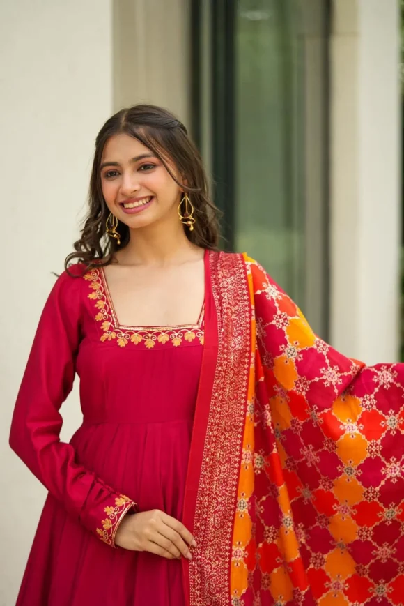 Kamnaa bright muslin suit set - Image 3