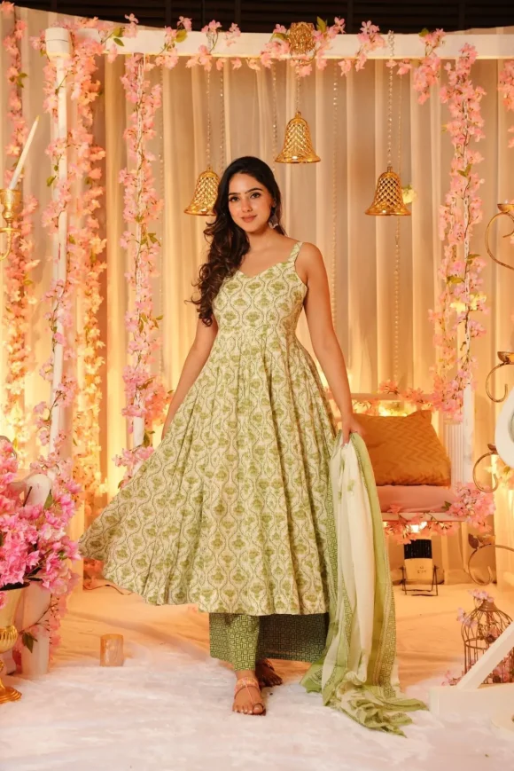 Fern cotton suit set - Image 4
