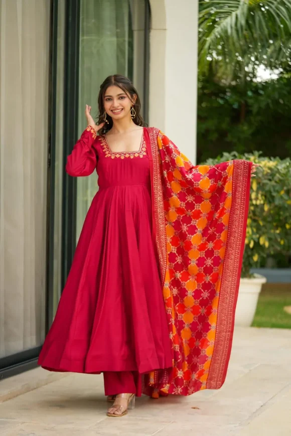 Kamnaa bright muslin suit set - Image 4