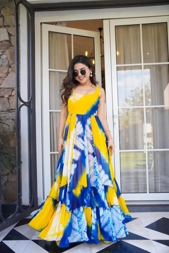 Nisha organza shaded dress - Image 5