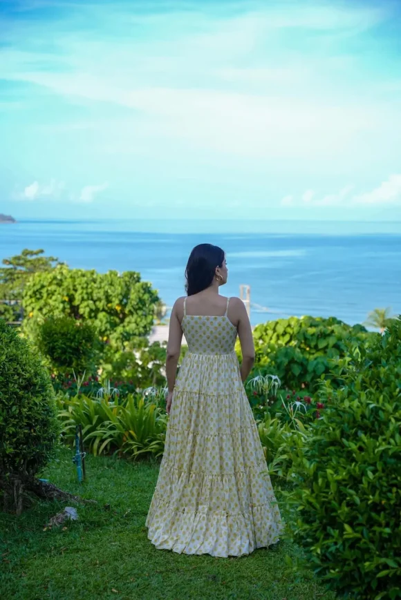 Rosa white cotton dres - Image 5