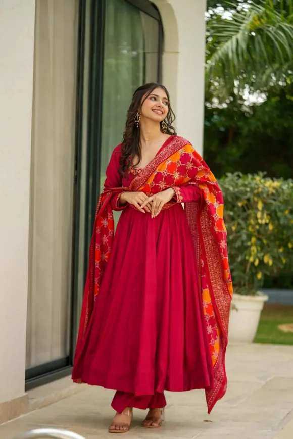 Kamnaa bright muslin suit set - Image 5