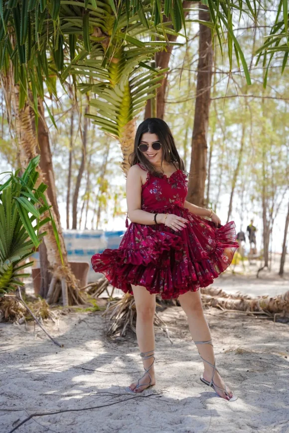 Charming chinon short dress - Image 6