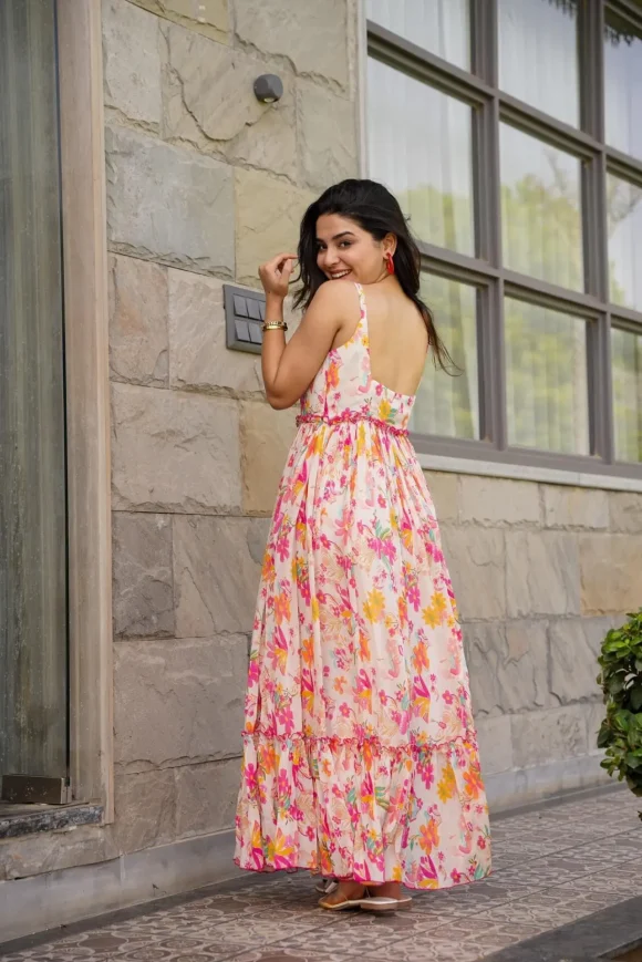 Florence chinon floral dress - Image 6