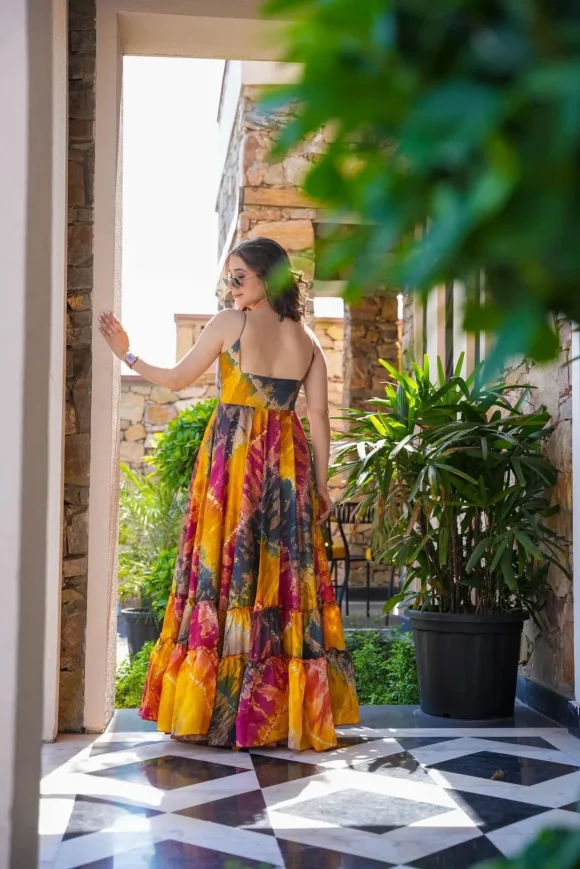 Mridula MULTICOLOR SILK DRESS - Image 6