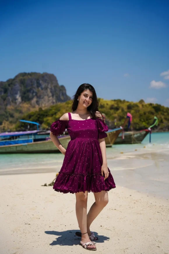 Vera alluring chinon dress - Image 6