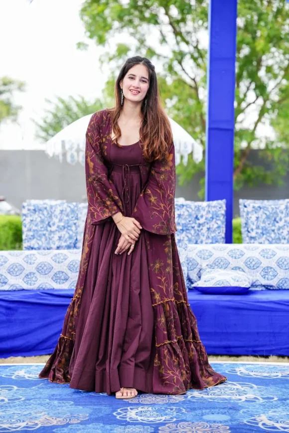 Kashvi muslin shrug set - Image 6