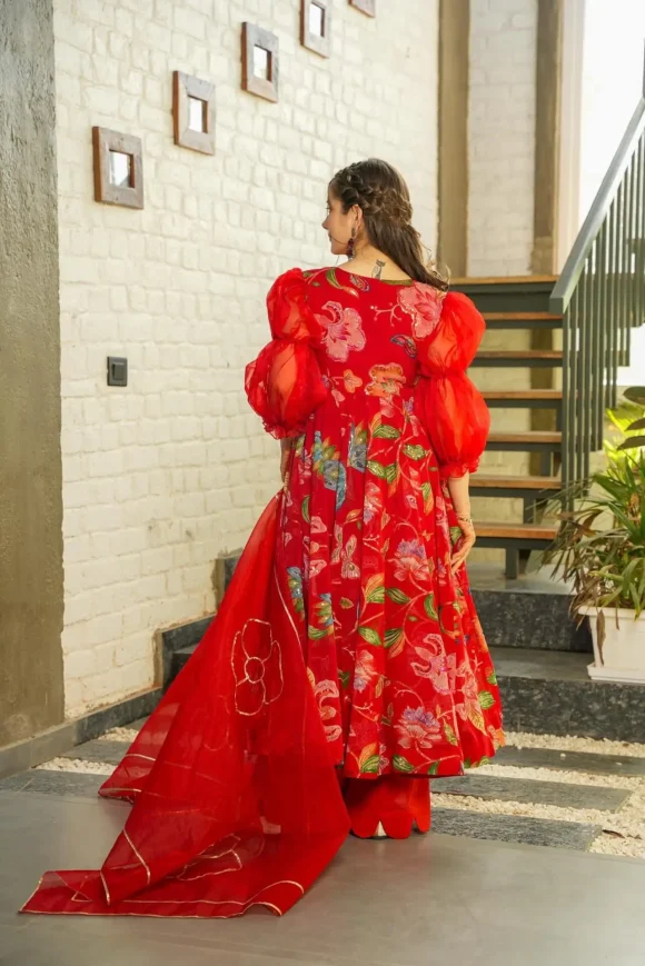 Grishma red suit set - Image 6