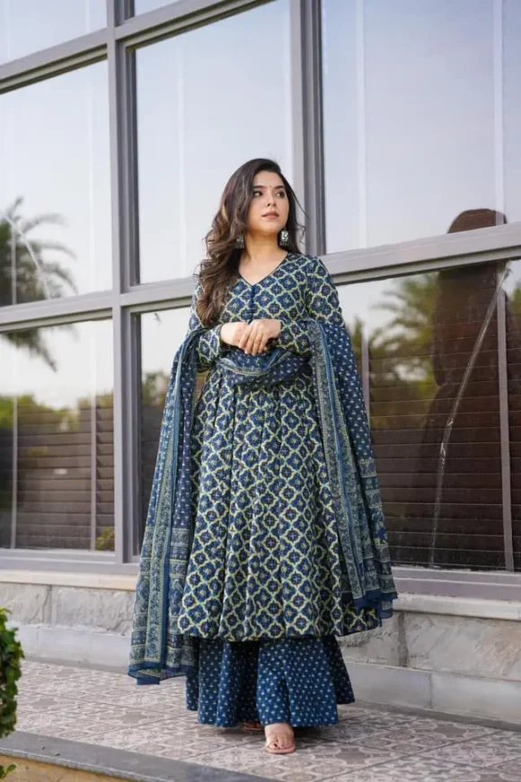 Jade tide cotton suit set - Image 6