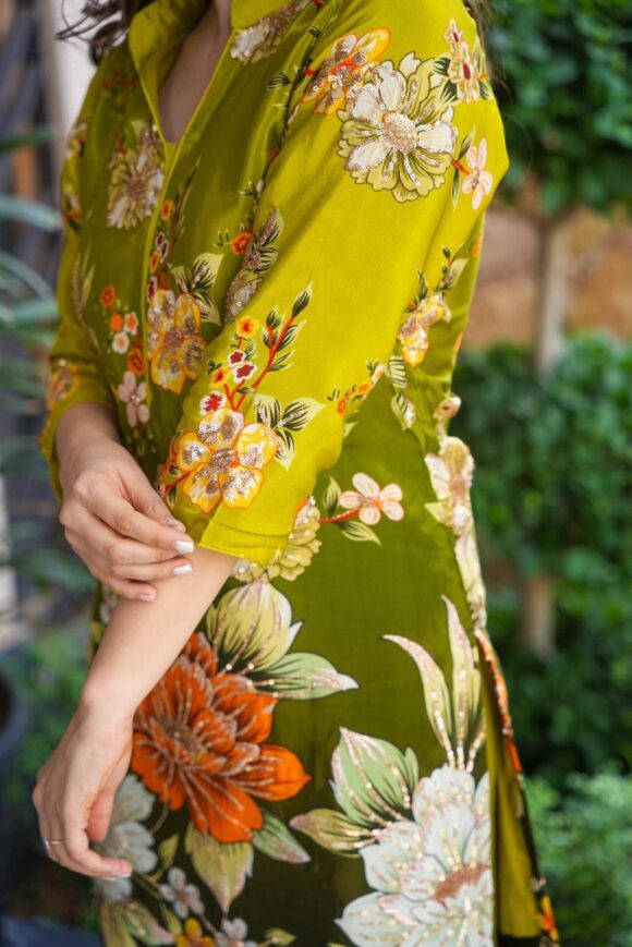 HAZEL GREEN EMBROIDERED SET - Image 7