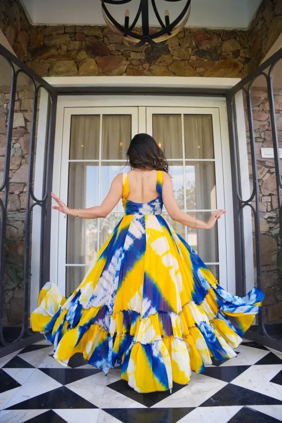 Nisha organza shaded dress - Image 7