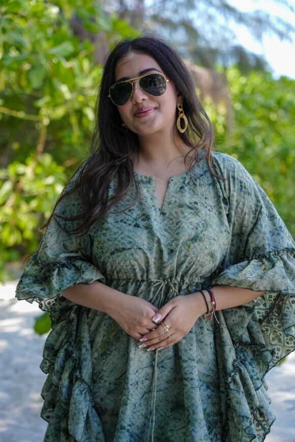 Rustic green kaftan - Image 2