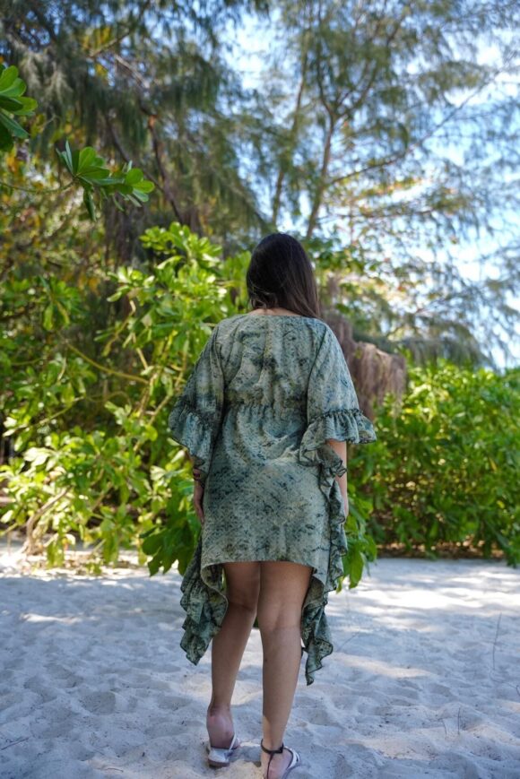 Rustic green kaftan - Image 3