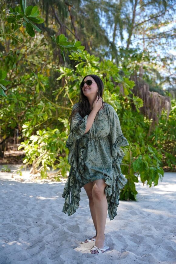 Rustic green kaftan - Image 5