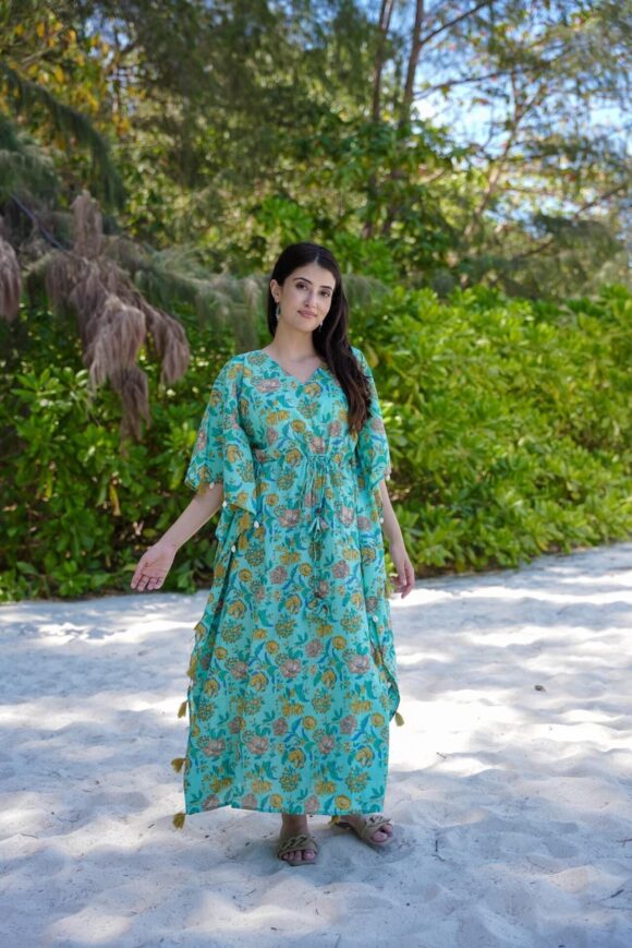 Verdant Petal kaftan - Image 6