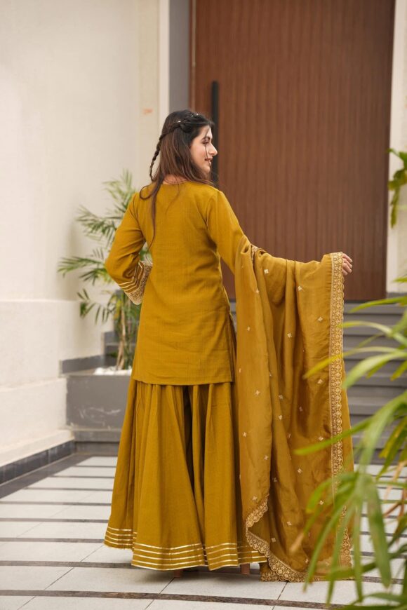 New Rustic elegance short kurta set - Image 2