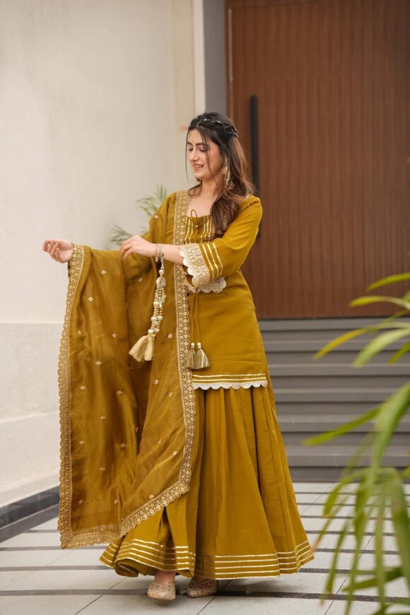 New Rustic elegance short kurta set - Image 3