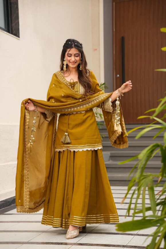 New Rustic elegance short kurta set - Image 5