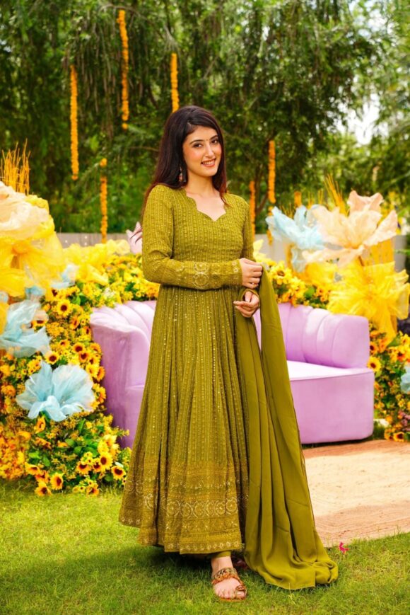 Rukhsar EMBROIDERED GEORGETTE SUIT SET - Image 5