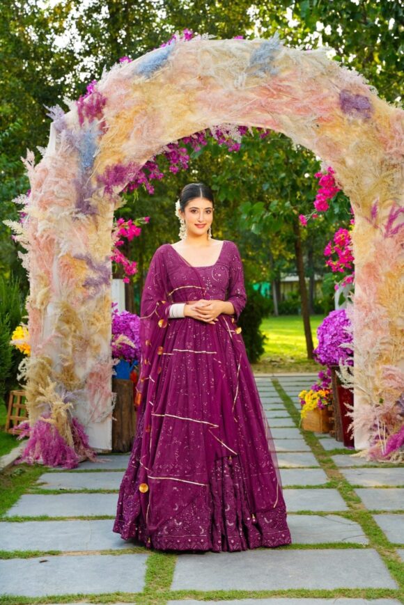 Murphy GEORGETTE LEHENGA CHOLI SET - Image 2