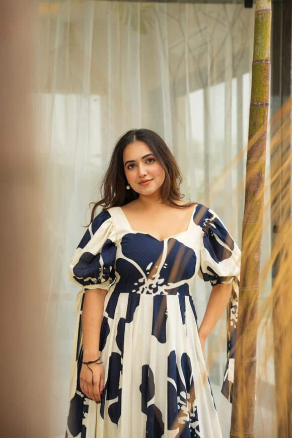Galaxy white cotton maxi - Image 7