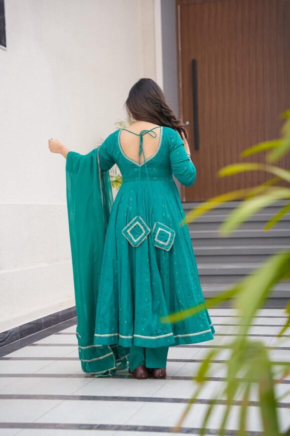 Lagoon Breeze cotton suit set - Image 5