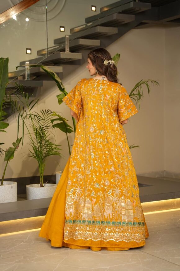 Ochre Elegance shrug set - Image 2