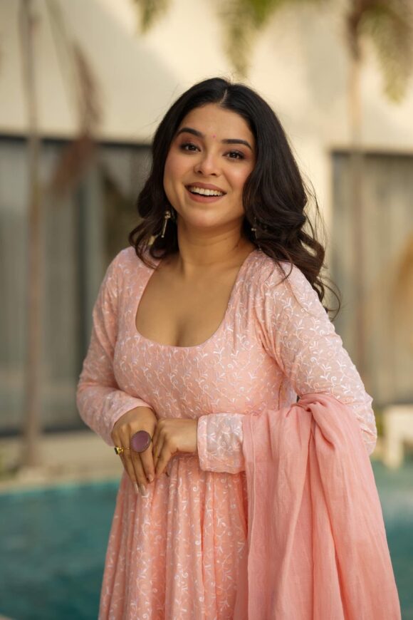 Whispering Pastel cotton suit set - Image 2