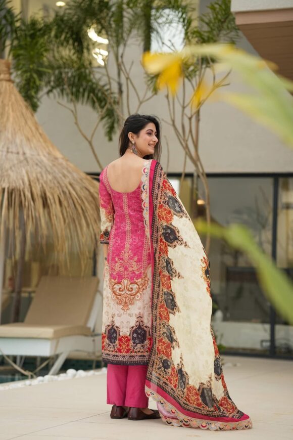 Saadhvi muslin suit set - Image 2