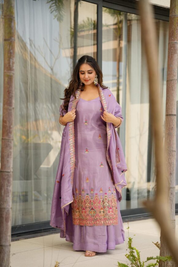 Mauve Melody cosmos suit set - Image 3