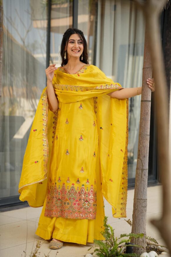 Mimosa luxe yellow suit set - Image 6
