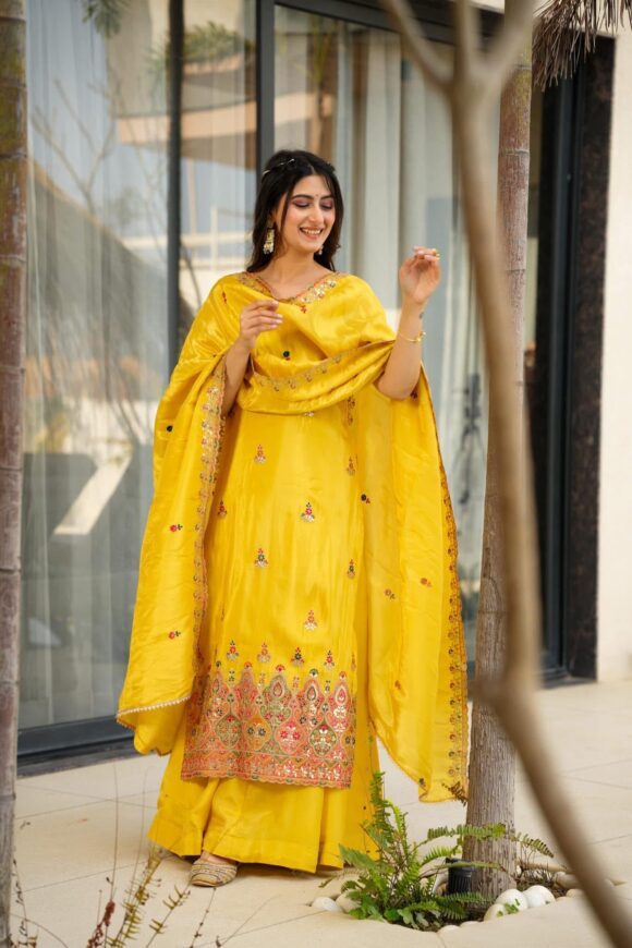 Mimosa luxe yellow suit set - Image 7