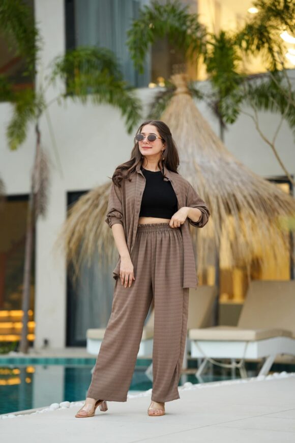 zendra brown co-ord set - Image 5